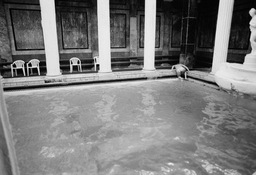 A swimmer at the 100th anniversary celebrations of Sandunny Baths, Moscow, 1996